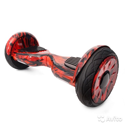 Гироскутер Smart Balance Wheel SUV 10.5 Premium с колонками + самобалансир синий огонь