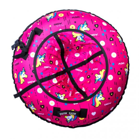 Тюбинг Snow Show "Unicorn pink" D-120 см