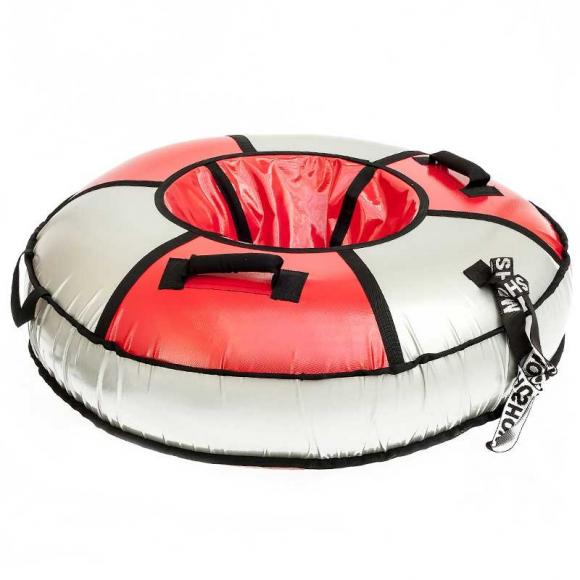 Тюбинг Snow Show Элит 120 см красный/серебро