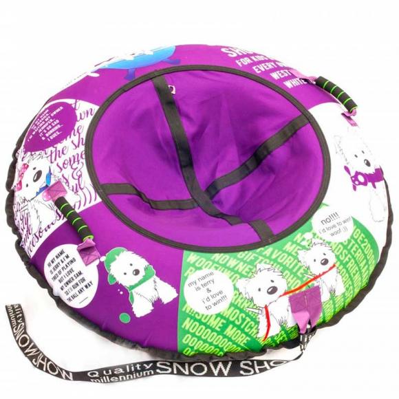 Тюбинг Snow Show Дизайн  Lars Lilac 105 см
